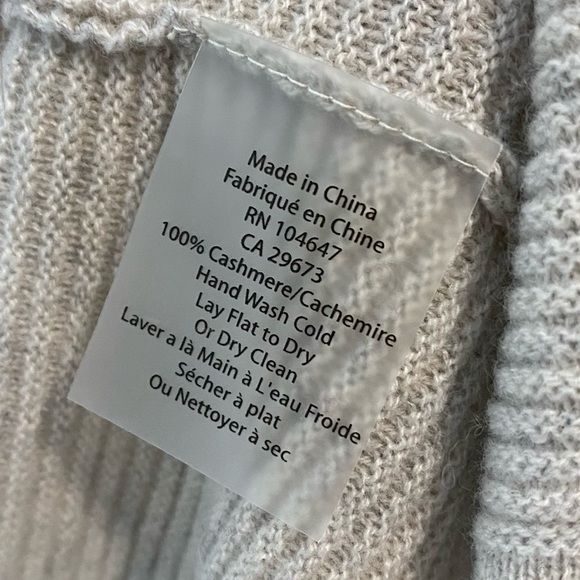 Kinross NWT Cashmere Textured East Cardigan in Agate - Picture 8 of 8